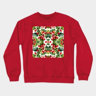 Berry Watercolor Whimsy Crewneck Sweatshirt